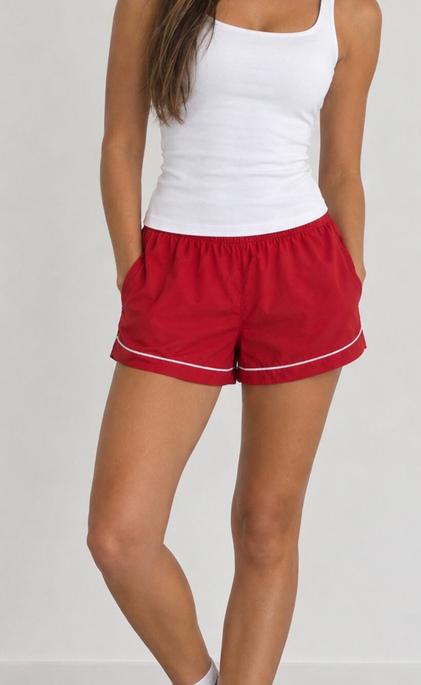 Juicy Couture Red Shorts Size Large